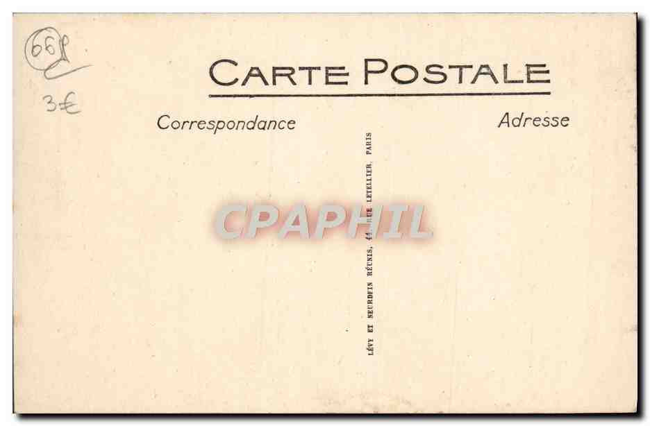 CPA Beaulieu Vue Sur la Petite Afrique — Rückseite