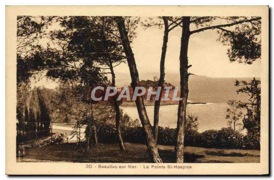CPA Beaulieu Sur Mer La Pointe St Hospice