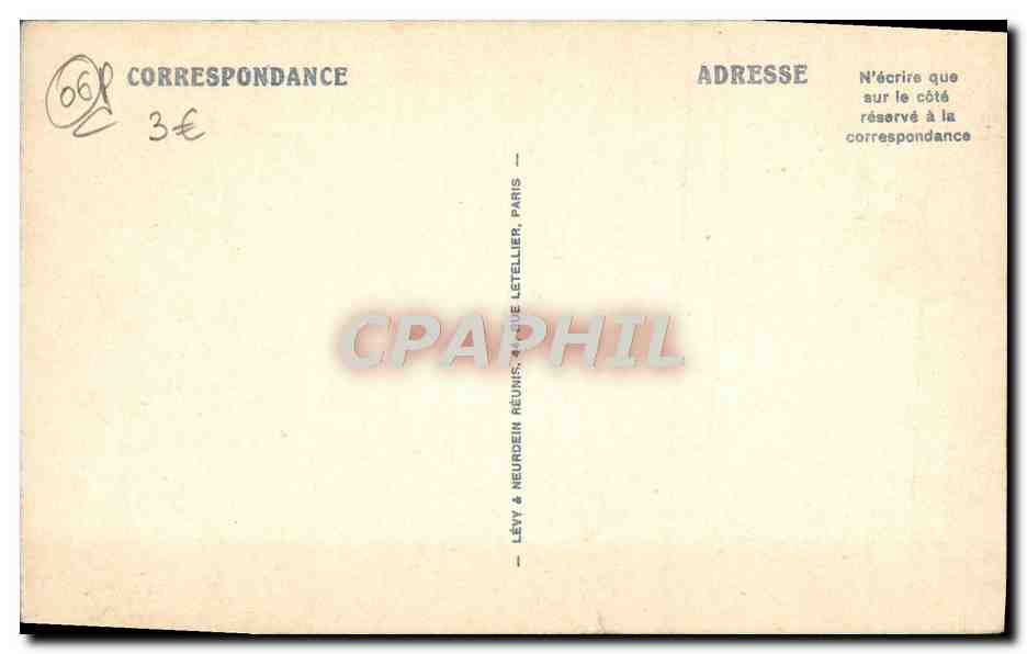 CPA Beaulieu Vue Generale — Rückseite