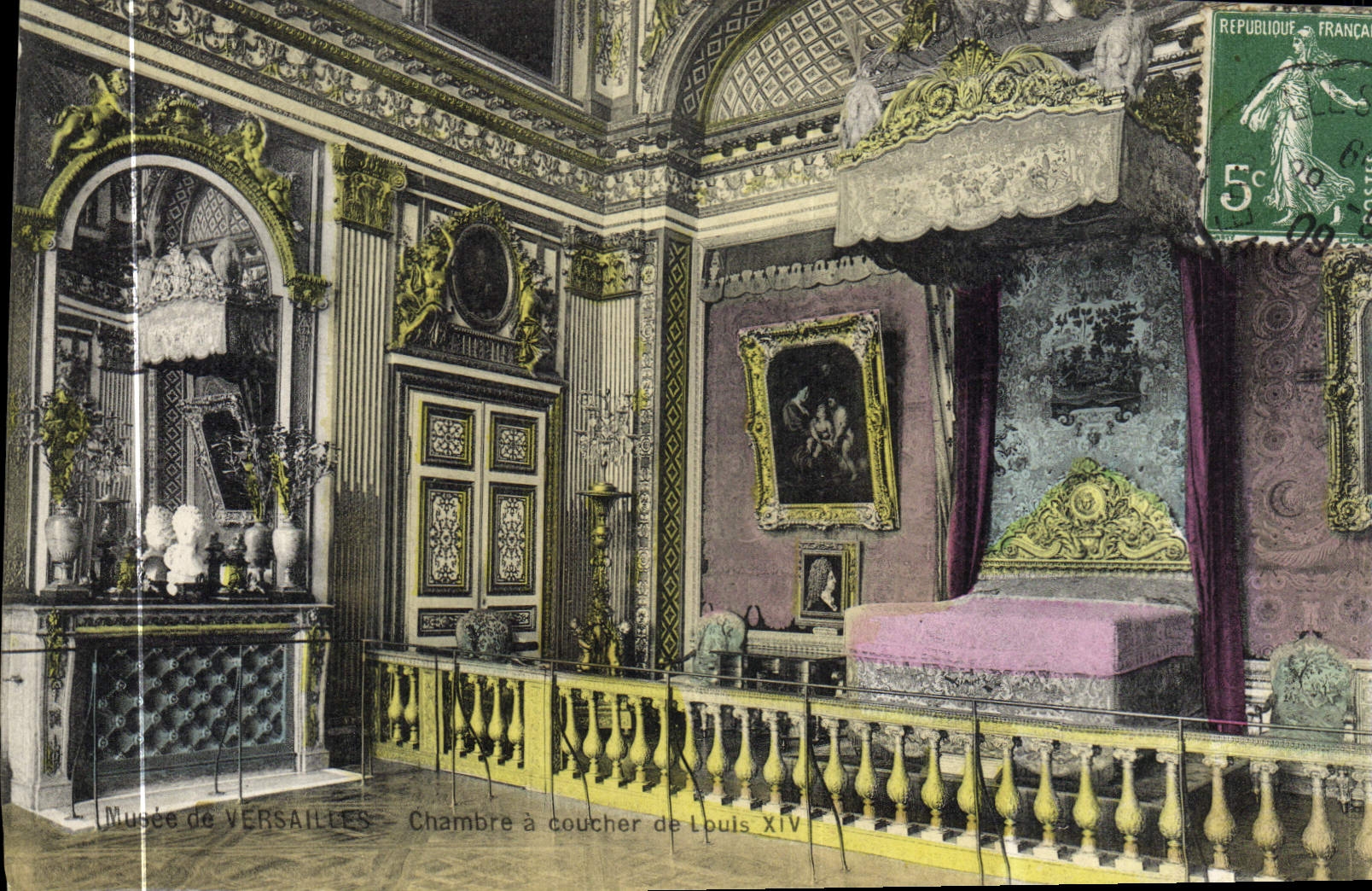 CPA Versailles Chambre A Coucher De Louis XIV
