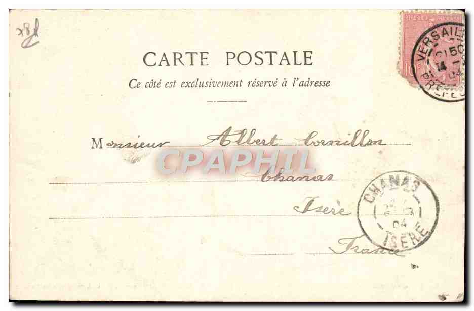 CPA Versailles Hameau De Marie Antoinette  — Verso