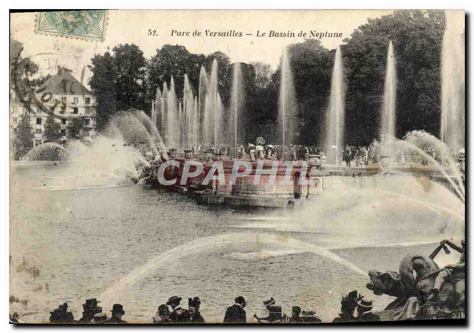 CPA Parc De Versailles Le Bassin De Neptune