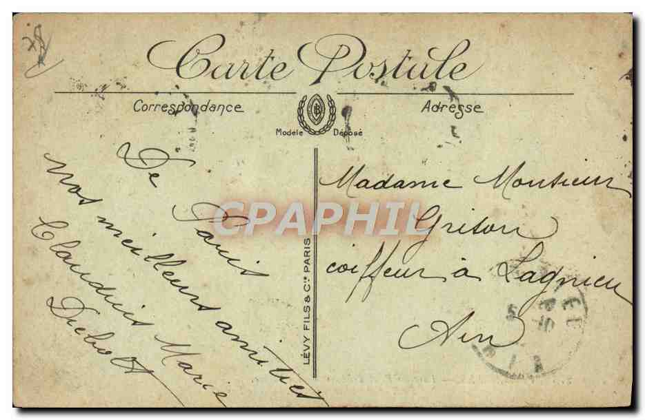CPA Versailles Parc Du Petit Trianon  — Verso