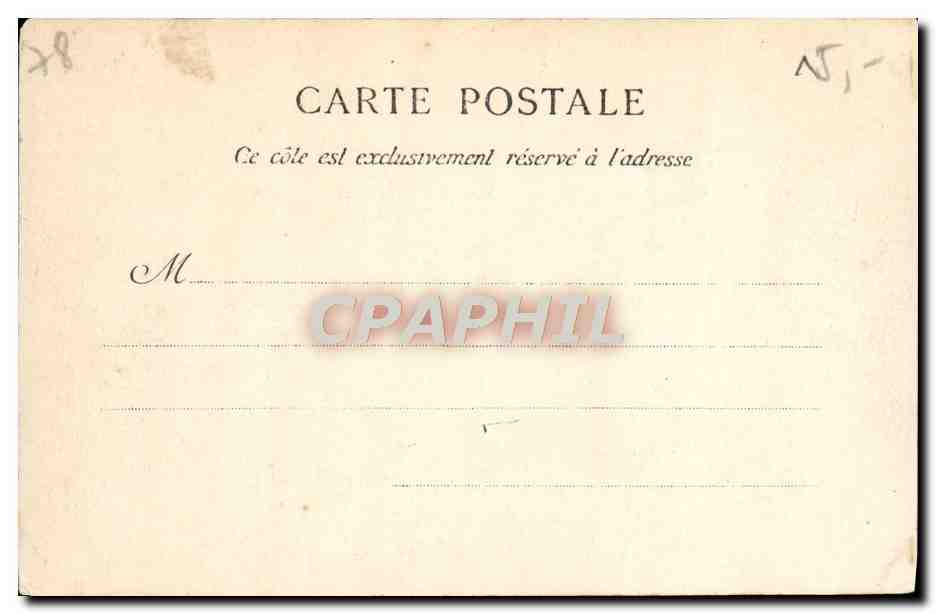CPA Versailles Maison Du Seigneur Hameau Du Petit Trianon — Verso