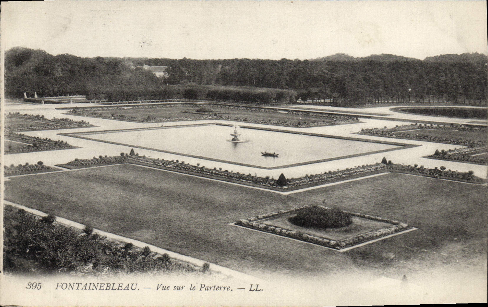 Fontainebleau — Ansicht des Parterres — LL.