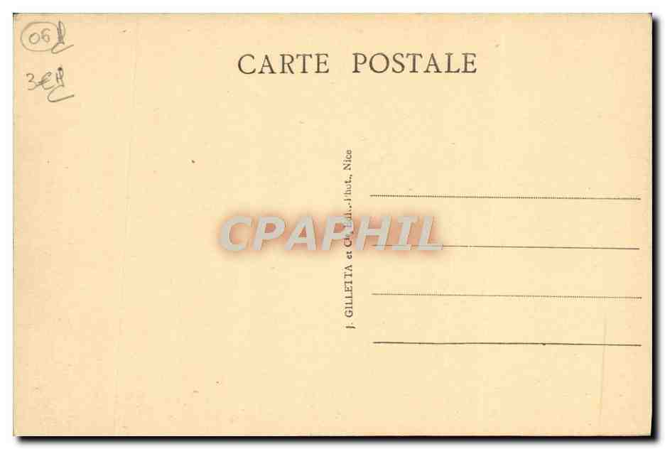 CPA Beaulieu Petite Afrique  — Verso