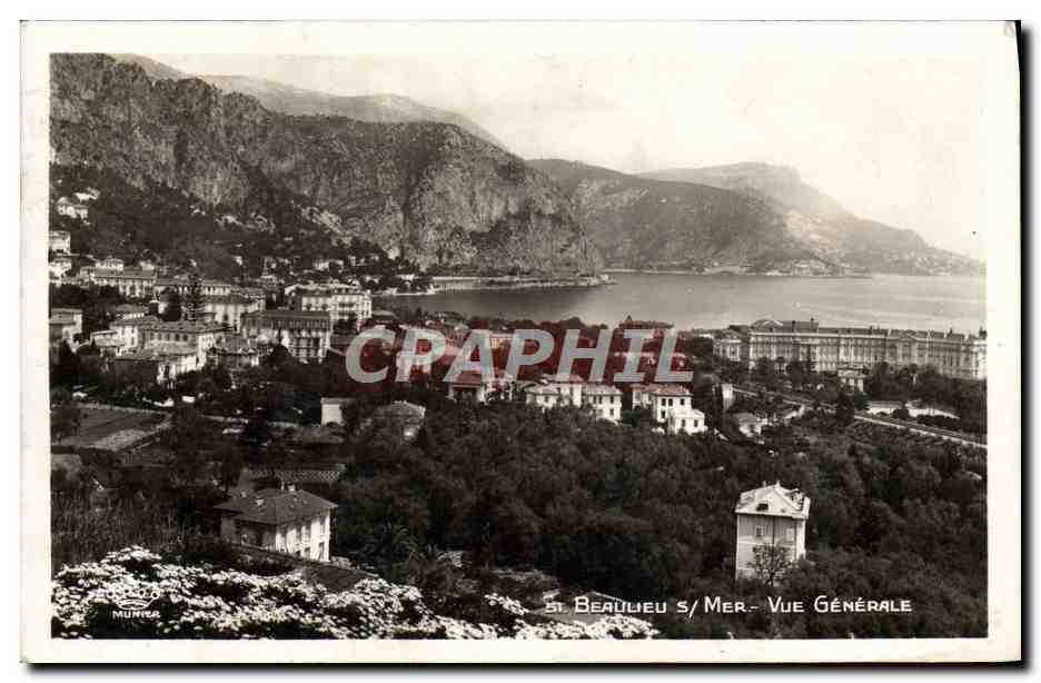 CPA Beaulieu Sur Mer Vue Generale