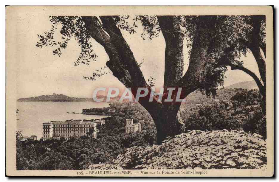 CPA Beaulieu Sur Mer Vue Sur La Pointe De Saint Hospice