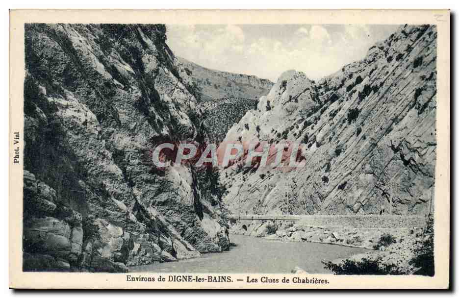 CPA Digne Les Bains Les Clues De Chabrieres