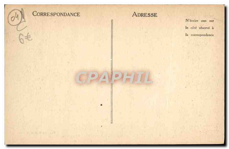 CPA Digne Les Bains Vue Generale — Verso