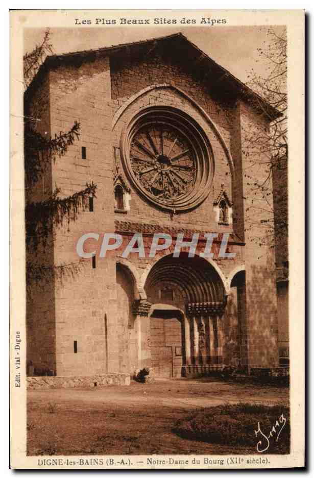 CPA Digne Les Bains Notre Dame Du Bourg