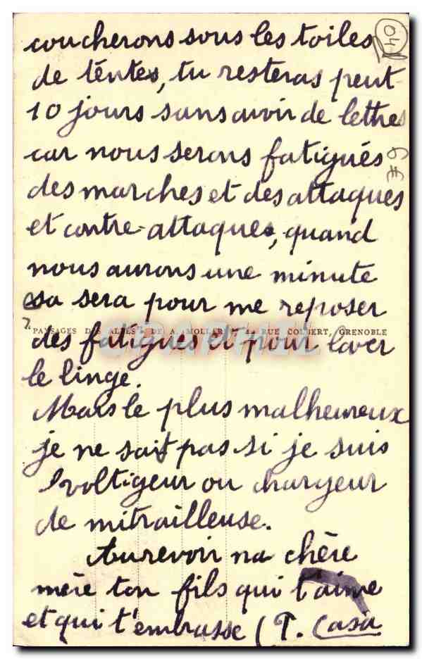 Digne-les-Bains — La Vallée des Eaux-Chaudes, le Pic de Couars et la Barre des Dourbes — éditeur non identifié, n°4 — Reverso