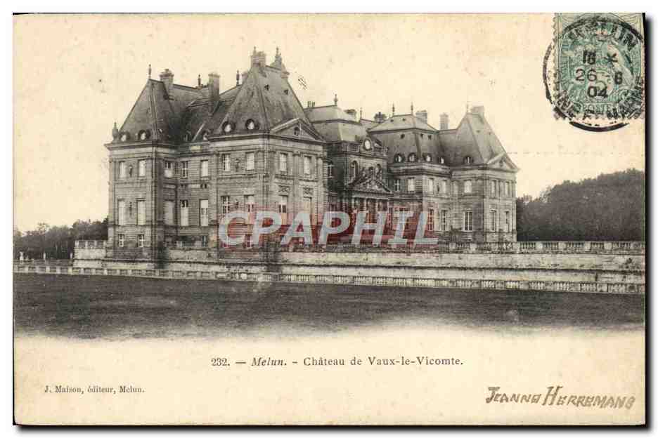 CPA Melun Chateau De Vaux Le Vicomte