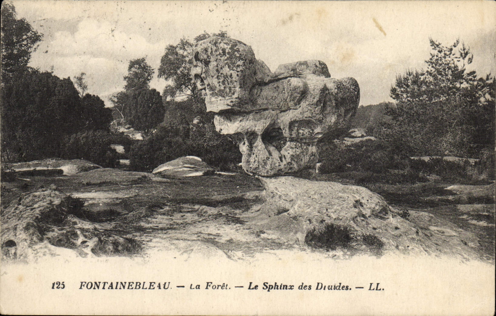 Fontainebleau — El Bosque — El Esfinge de los Druidas — LL. — N° 125