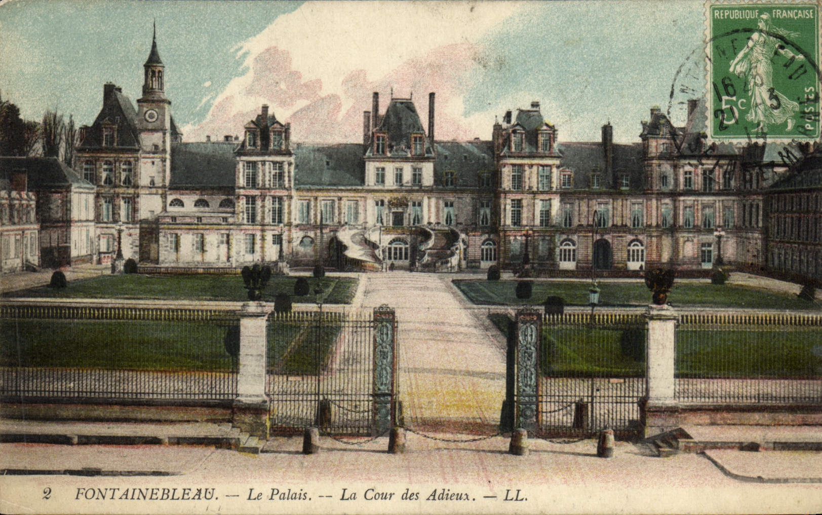 Fontainebleau — Das Schloss — Der Abschiedsplatz — LL.