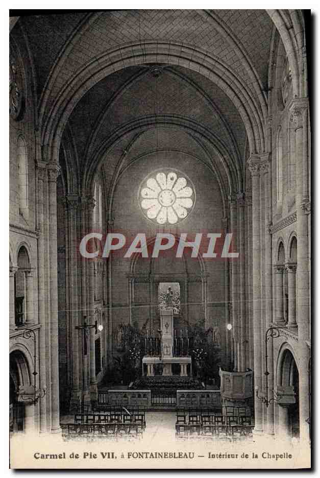 Carmel von Pius VII, in FONTAINEBLEAU — Innenansicht der Kapelle