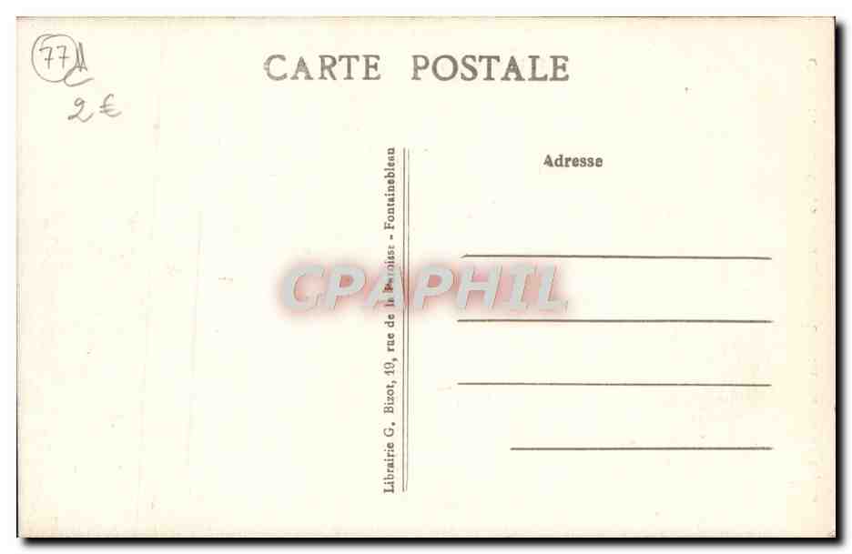 Carmel von Pius VII, in FONTAINEBLEAU — Innenansicht der Kapelle — Rückseite