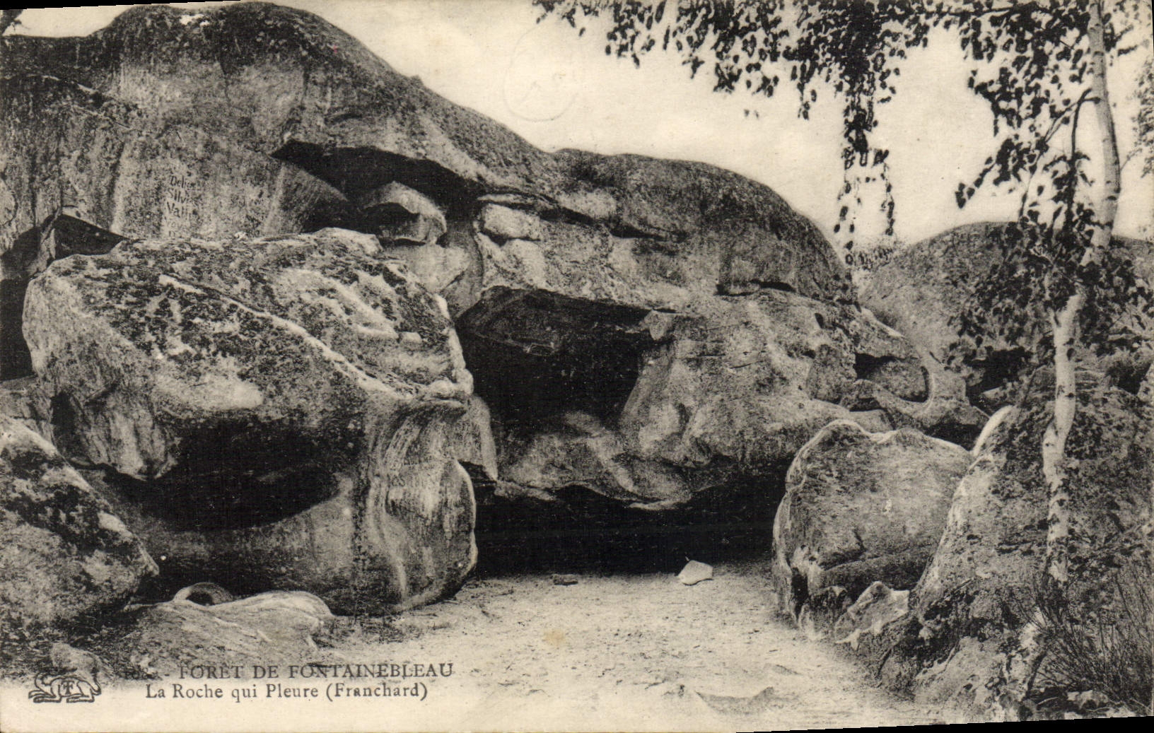 La Roche qui Pleure (Franchard) — Forêt de Fontainebleau — Éditeur non identifié, n° de série non visible