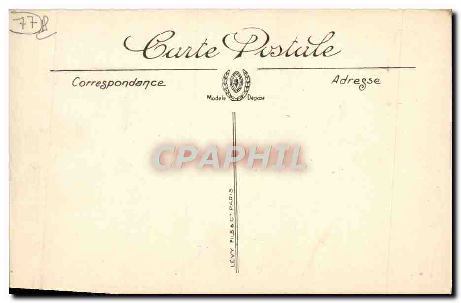 Fontainebleau — Il Palazzo — Prospettiva del Castello e del Laghetto — LL — Verso