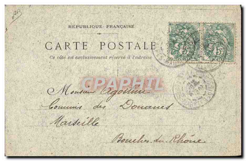 Détachement dans la forêt de La Frasse (Jura) — Carte postale du Donanier, n° 26 — Rückseite