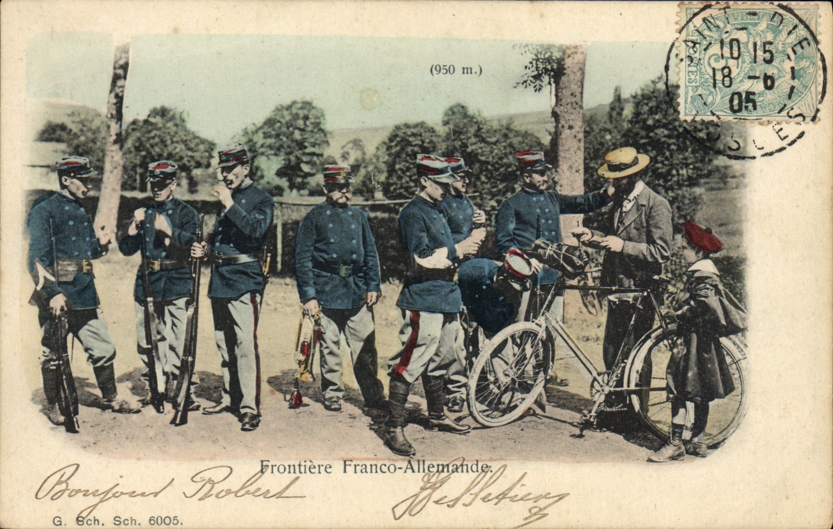 Frontière Franco-Allemande — (950 m.) — G. Sch. Sch. 6005