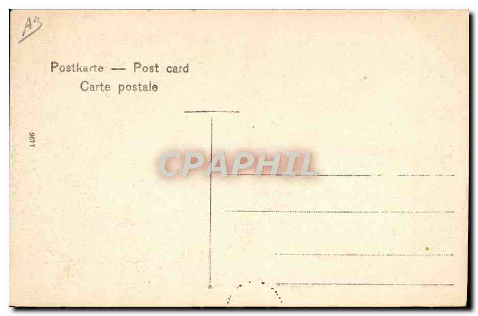 CPA Douanes Douaniers francais et allemands pres des poteaux frontiere a Igney Avricourt  — Rückseite