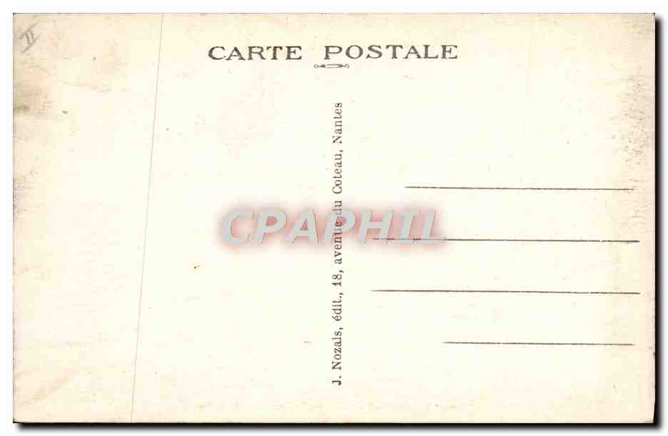 CPA Bagne Bagnard Ile de re Le bagne vu de la mer — Rückseite
