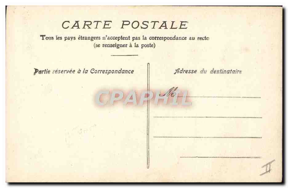 CPA Proces Verbal Police Policier Gendarme  — Verso