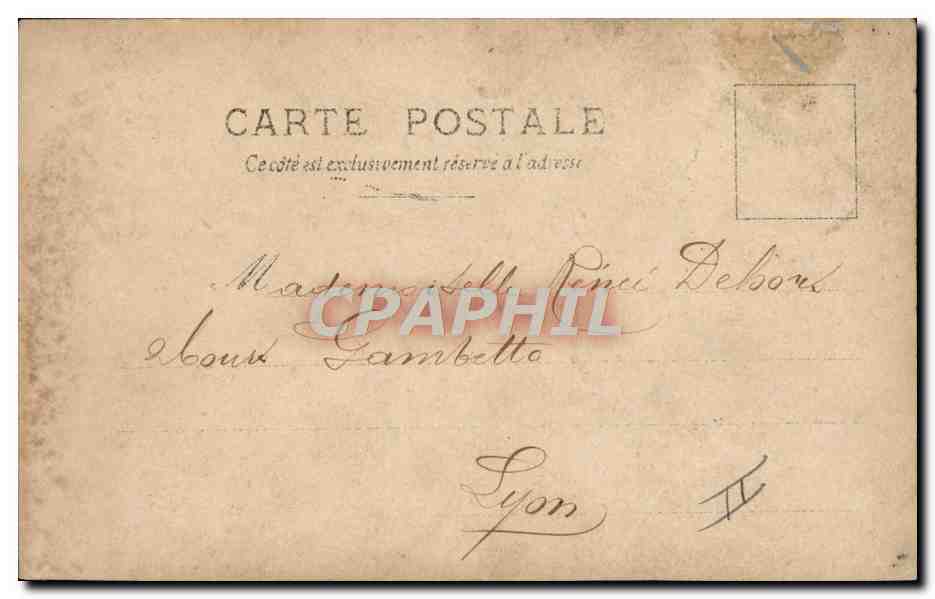 CPA Enfant Police Policier — Verso