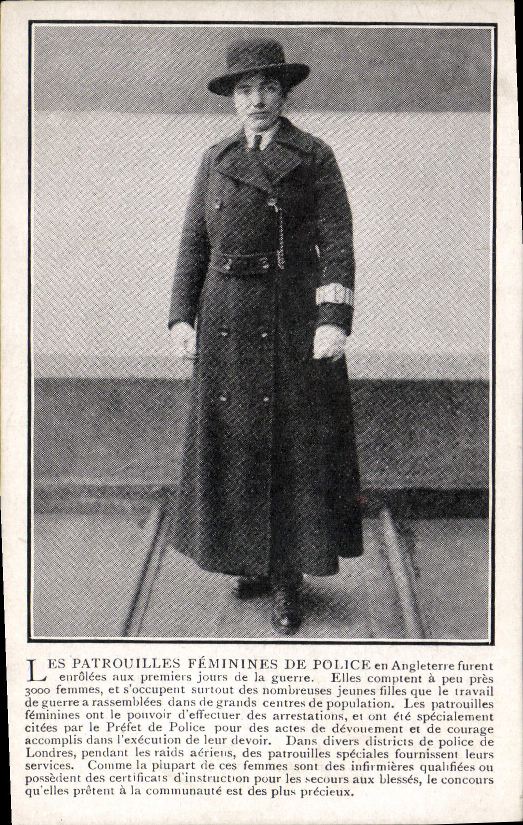 Patrouilles féminines de police en Angleterre — 1914-1918 — CPAPHIL