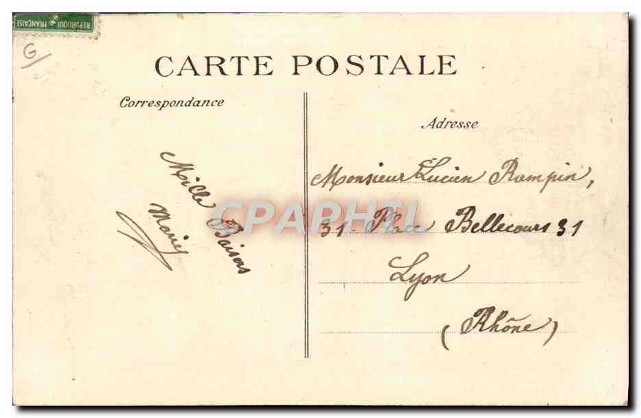 CPA Train Catastrophe de Melun 4 novembre 1913 Le rapide n°2 de Marseille tamponne le Train Poste Travaux de deblaiement — Rückseite