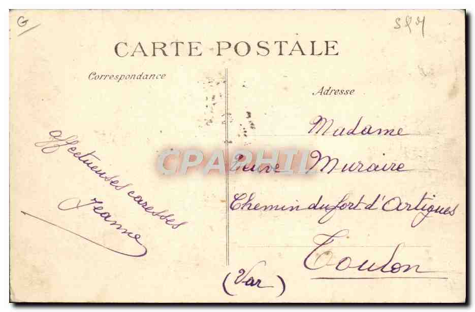 CPA Train Catastrophe de Melun 4 novembre 1913 Le rapide n°2 de Marseille tamponne le Train Poste La locomotive du rapid — Rückseite