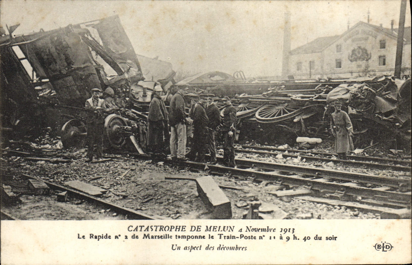 Catastrophe de Melun — 4 novembre 1913 — B.D. (éditeur)
