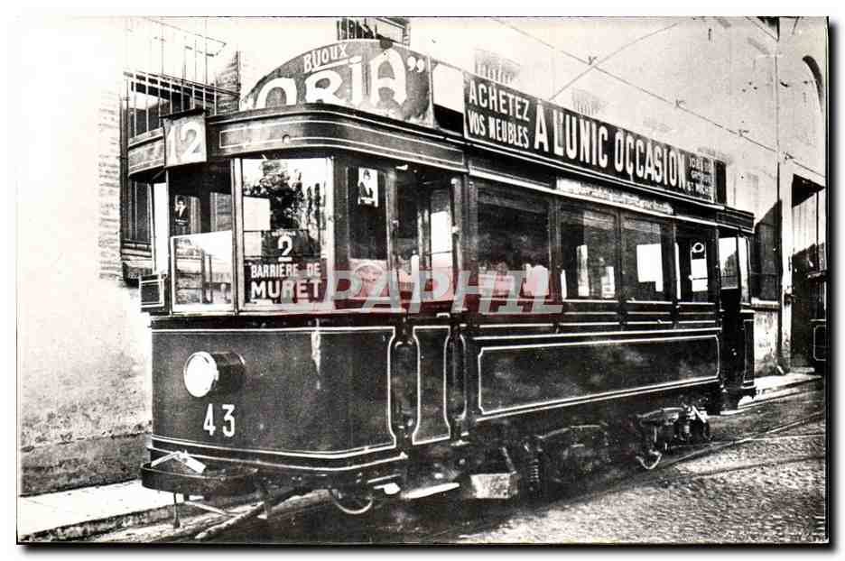 CPM Tramway de Toulouse Motrice T1