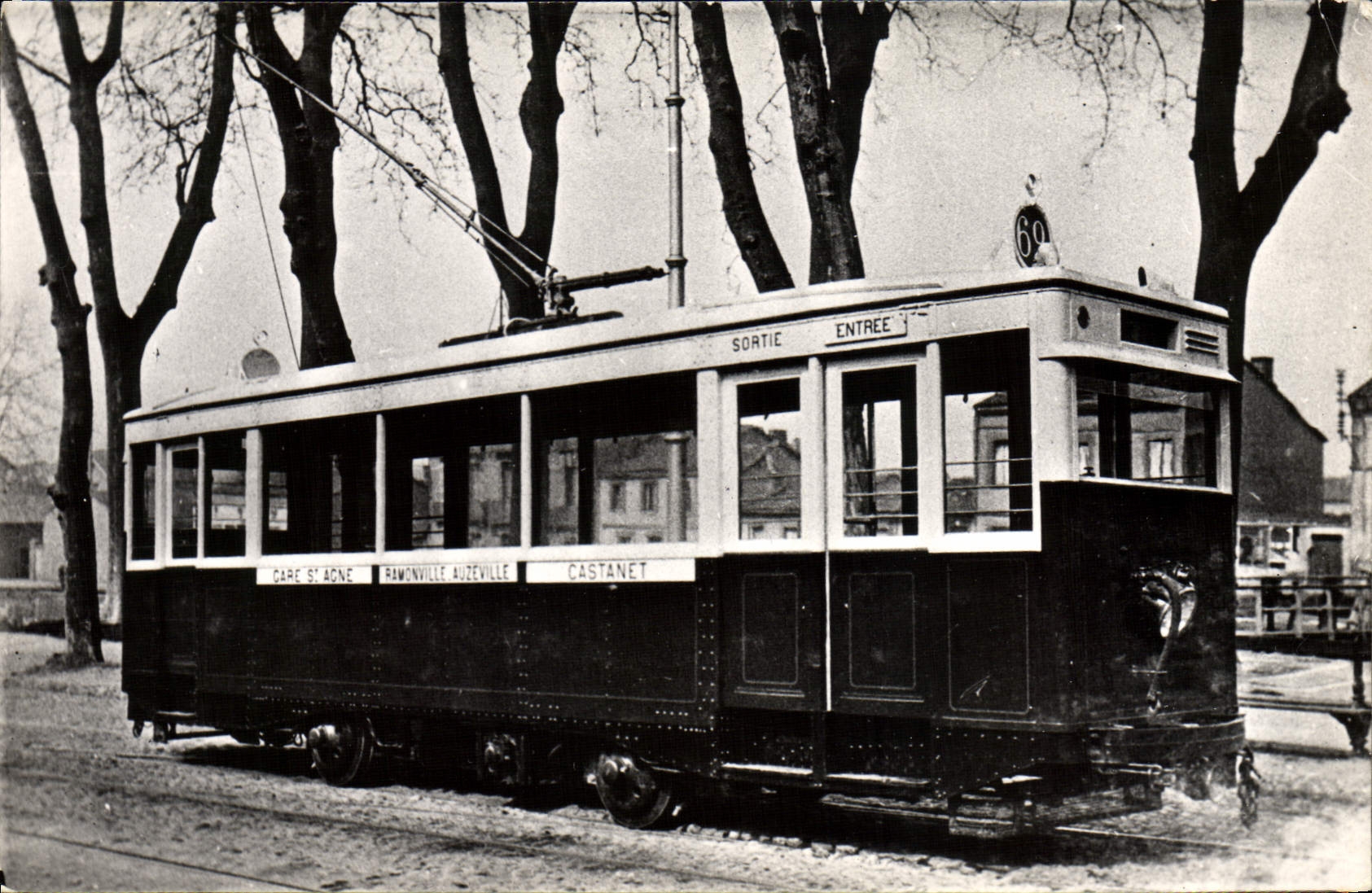 CPM Tramway de Toulouse Motrice Satramo 