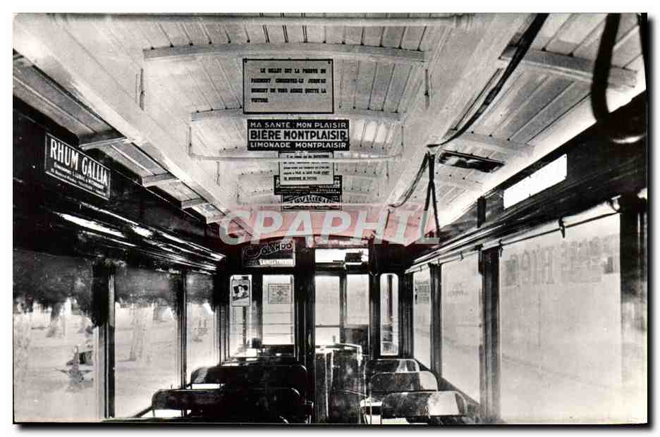 CPM Tramway de Toulouse Motrice T1 Vue interieure