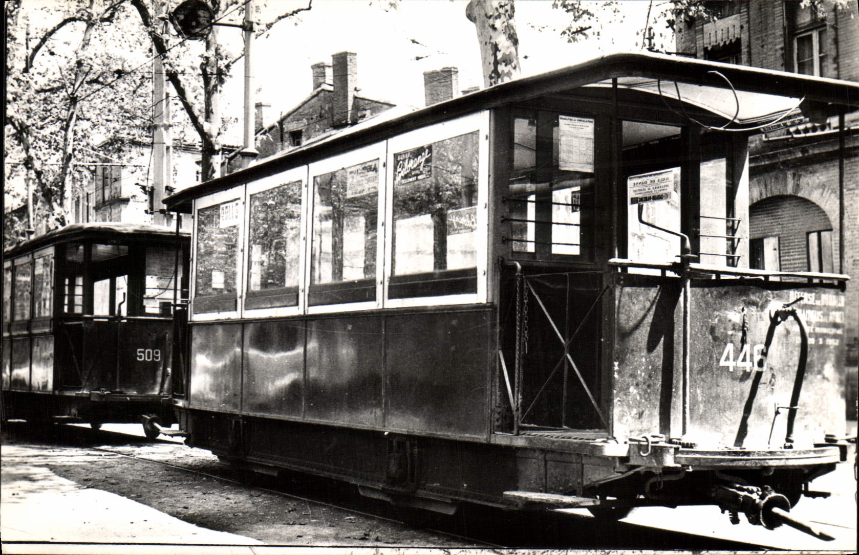 CPM Tramway de Toulouse remorque mixte M 1 A