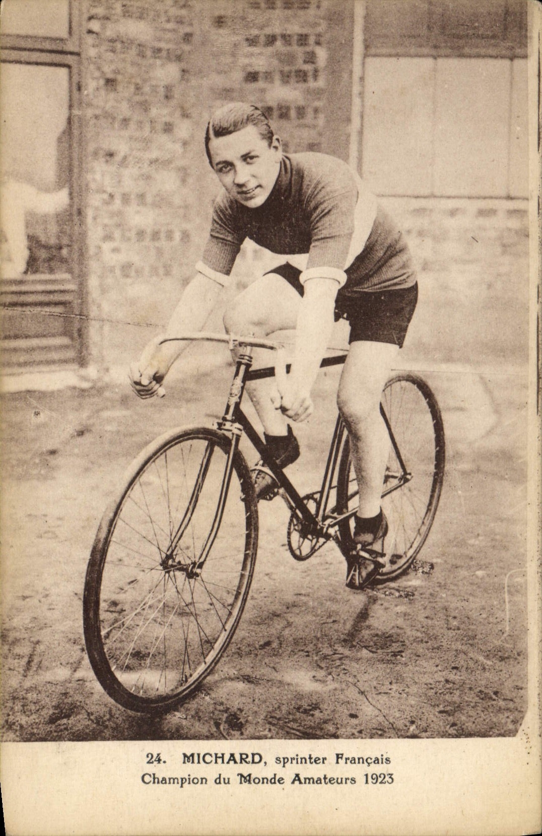 Michard, sprinter Français — Champion du Monde Amateurs 1923 — E. Baudouin, Argenteuil