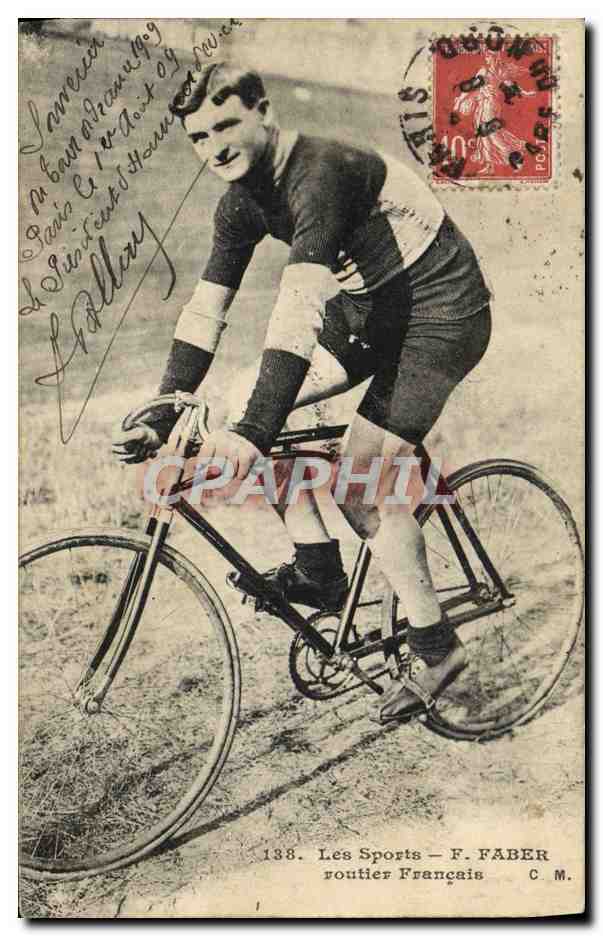 Radfahrer — Paris, 1. August 1909 — F. FABER, C.M.