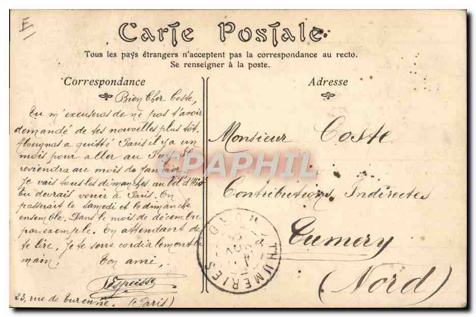 Darragon, recordman de l'heure (87 kil. 859) — Les Sports — Nos Stayers — Éditeur ND Piel, n° 306 — Verso