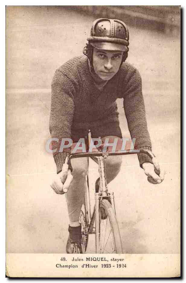 Jules MIQUEL, stayer — Champion d'Hiver 1923-1924 — E. Beau, Argenteuil