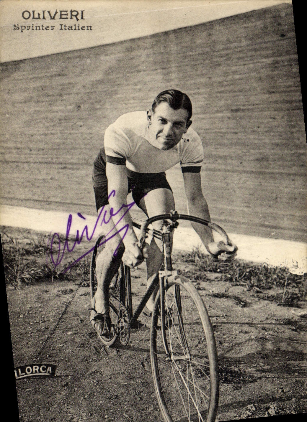 Oliveri — Italienischer Sprinter — Verlag Ilorca - Vorderseite