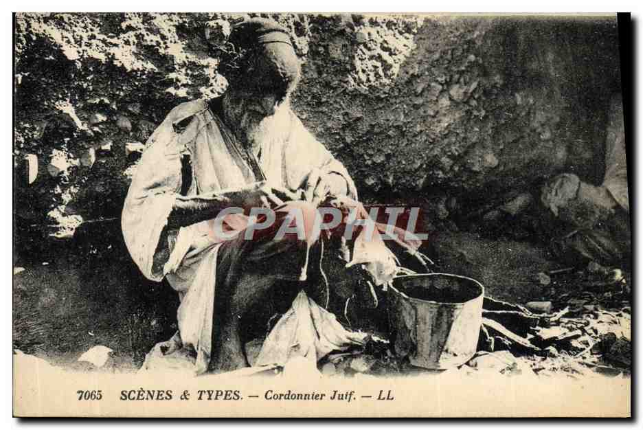 Cordonnier Juif — SCÈNES & TYPES. — LL — n° 7065