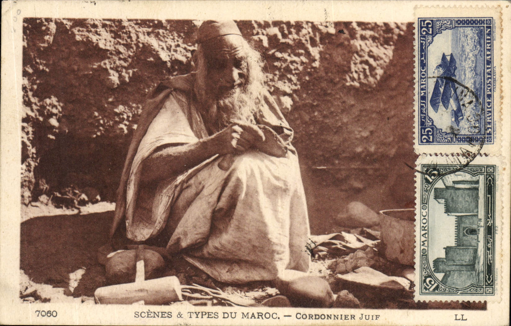 Cordonnier Juif — Scènes & Types du Maroc — LL