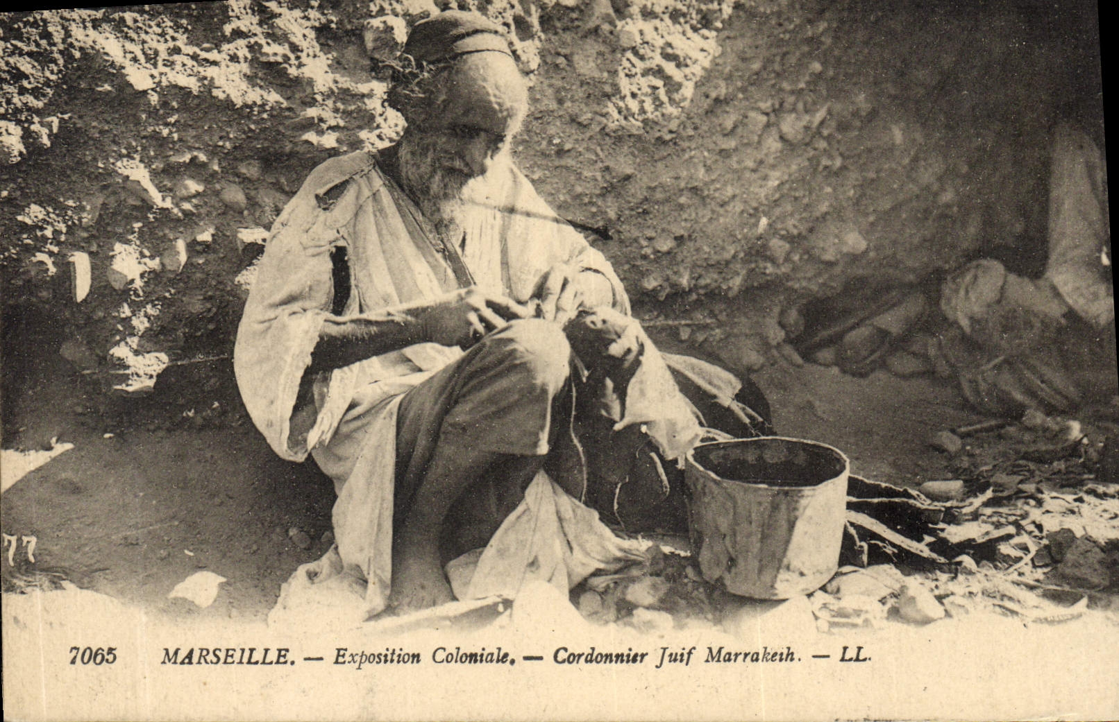 Marseille — Exposition Coloniale — Cordonnier Juif Marrakech — LL.