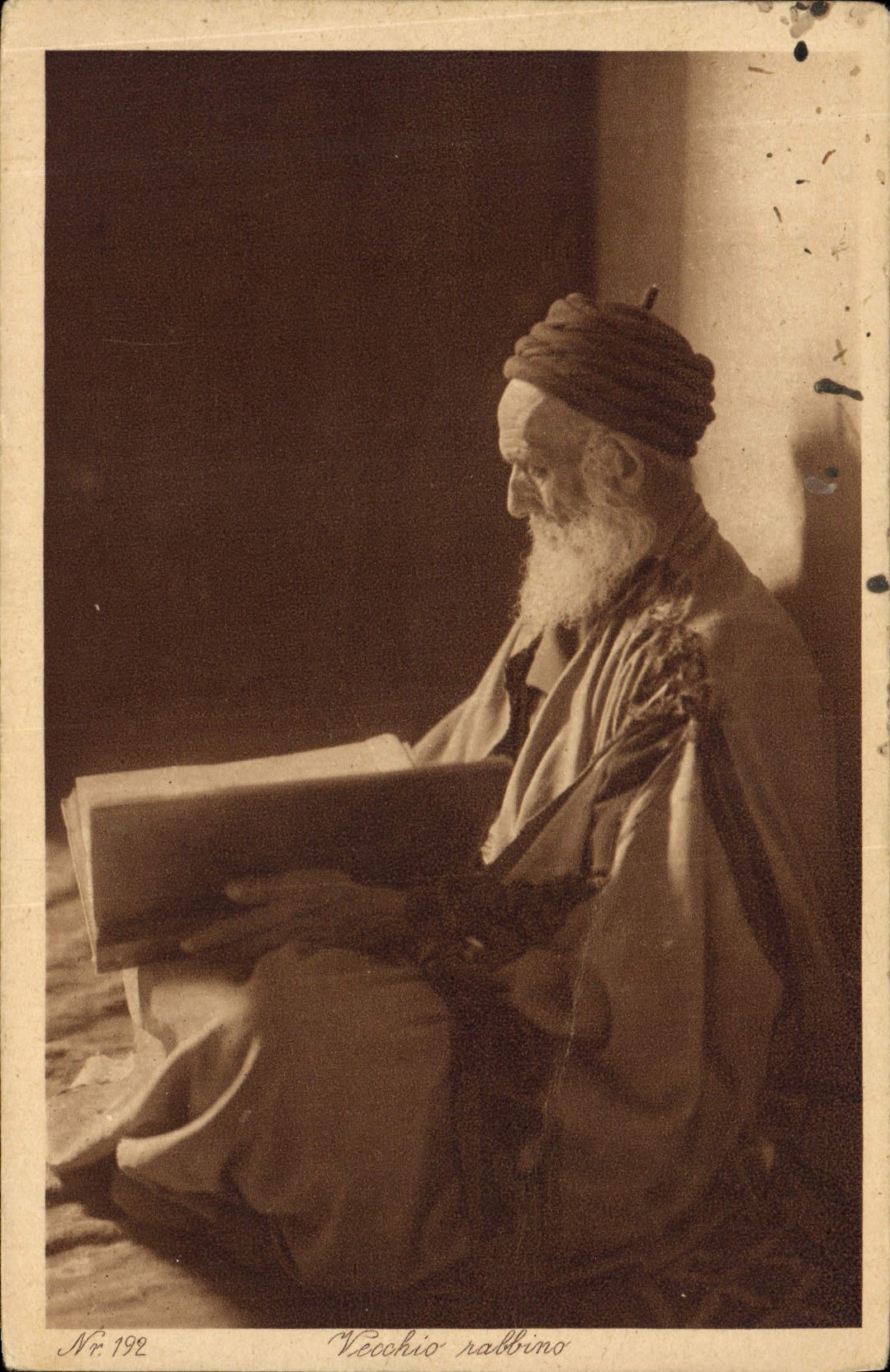 CPA Judaica Juif Vecchio Rabbino