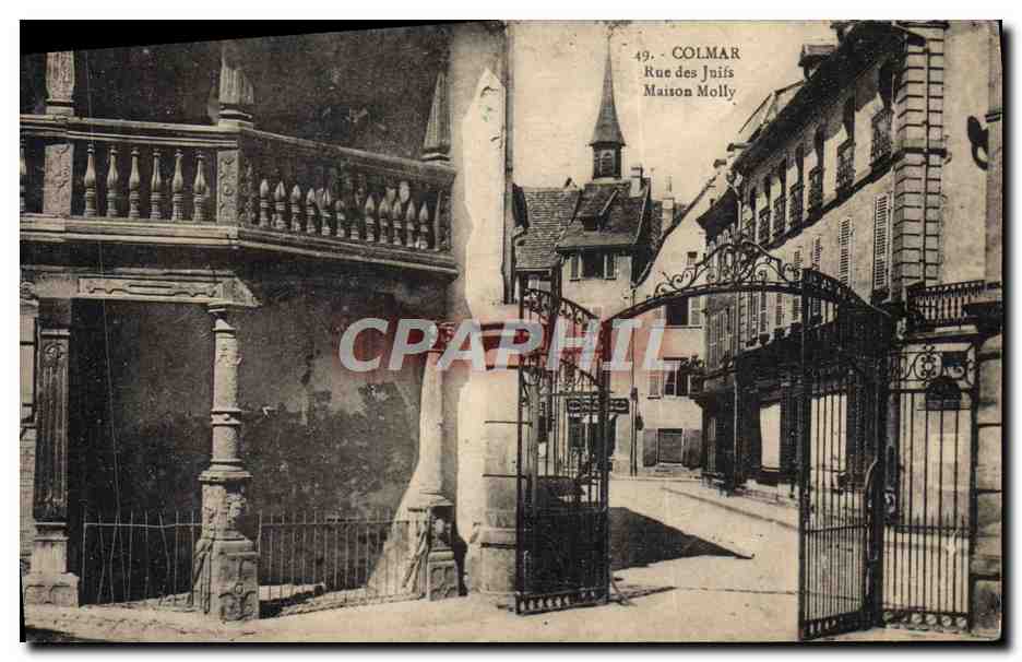 Colmar — Rue des Juifs, Maison Molly — Verlag unbekannt, Nummer 49