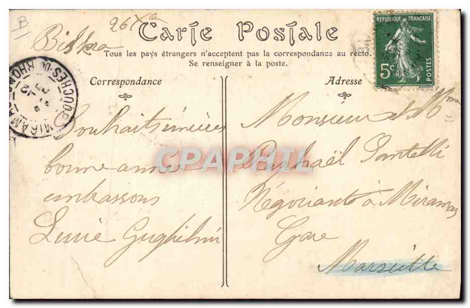 CPA Judaica Juif Famille juive Enfants — Rückseite