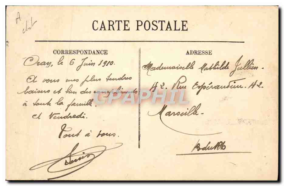 CPA Judaica Juif Type de juive — Rückseite