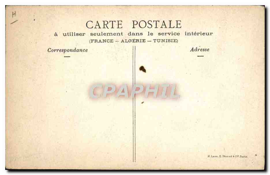 Los pequeños oficios parisinos — El dentista al aire libre — Colección de la Chocolatería del Prado — Reverso